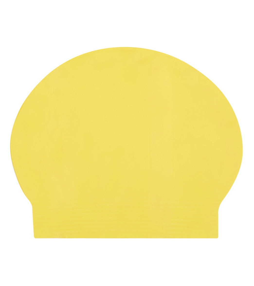 Sporti Kids' Latex Swim Cap Yellow